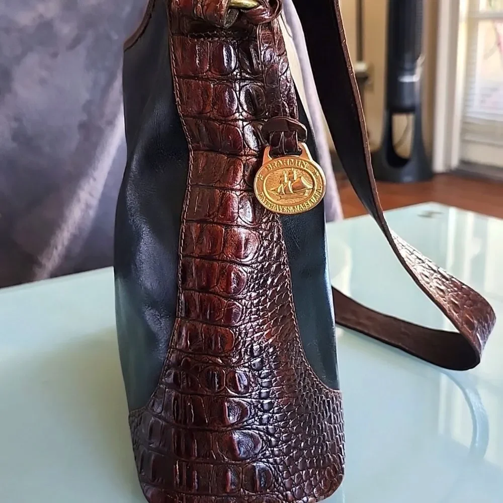 Brahmin Vintage Tuscan Timeless Elegant Coastal Cowgirl Bag - Picture 5 of 13